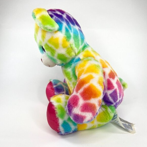 Build-A-Bear Rainbow Safari Wild Style Animal Print 2017 Plush Stuffed BAB 16" - Picture 8 of 11